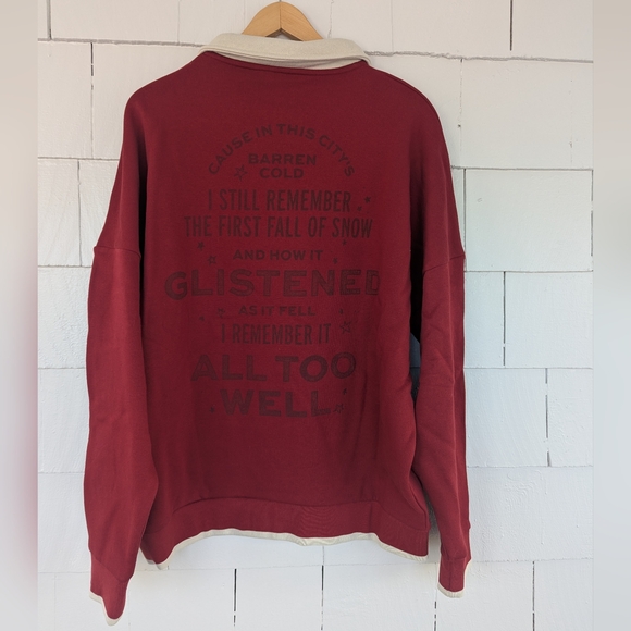 New! Taylor Swift Red All Too Well Sweatshirt Size Large - Picture 6 of 7